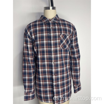 Camisa vintage a cuadros oscuro